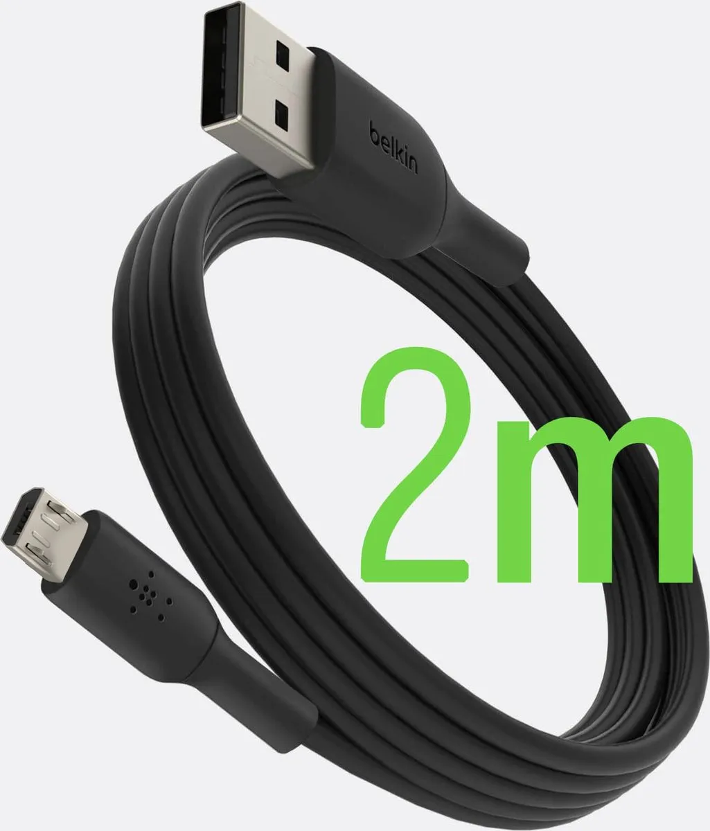 Belkin MIXIT Micro-USB naar USB Kabel 2m - Zwart
