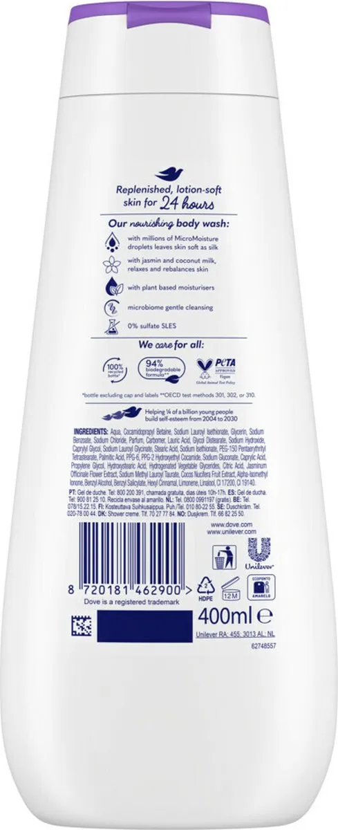 Dove Relaxing Douchecrème 400ml
