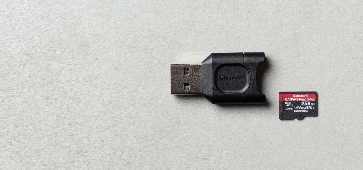 Kingston MLPM USB Card Reader - Zwart