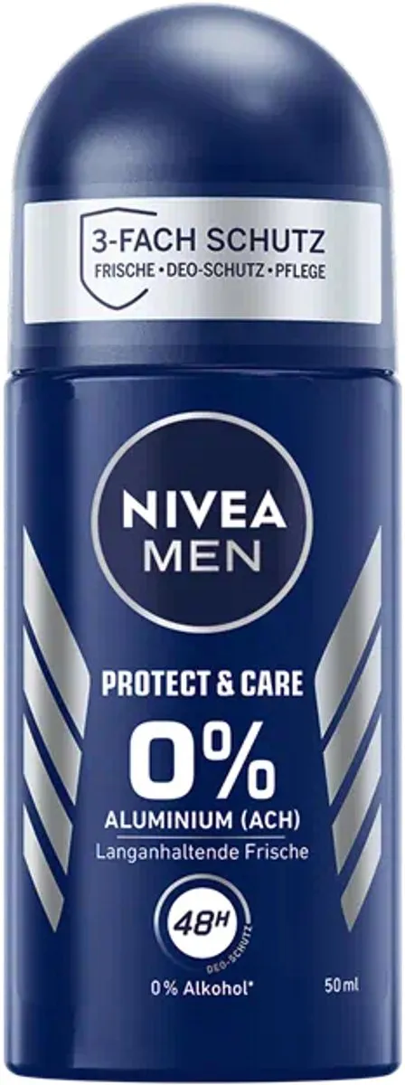 NIVEA Men Deodorant 48h Protect & Care 50ml - 6 Stuks