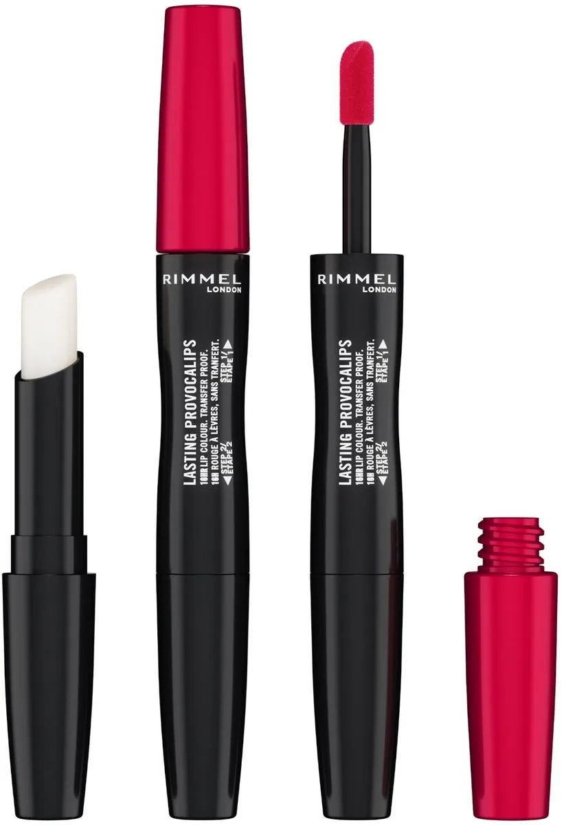 Rimmel London Lasting Provocalips Lippenstift 500 Kiss The Town Red - 2.2ml