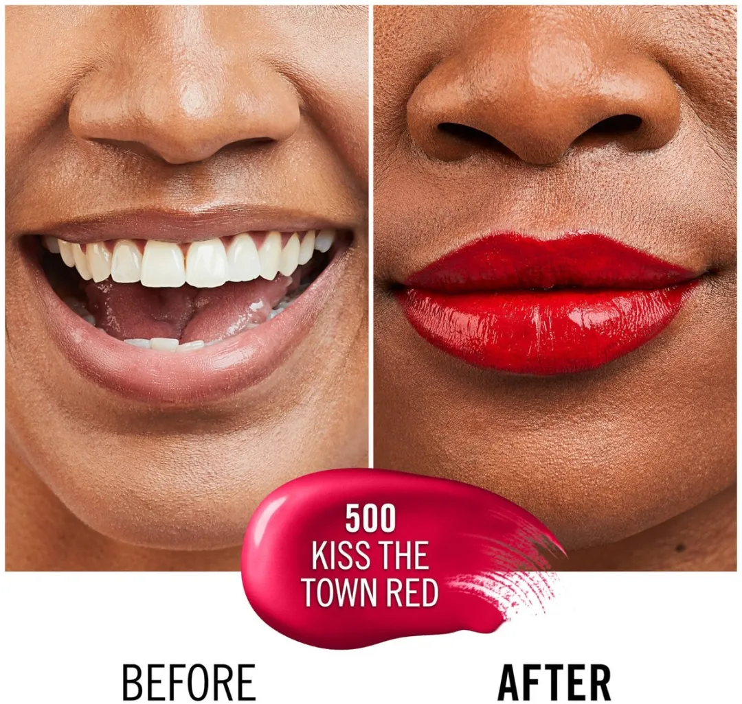 Rimmel London Lasting Provocalips Lippenstift 500 Kiss The Town Red - 2.2ml