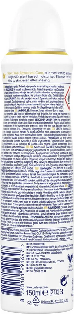 Dove Deodorant Spray Matcha & Sakura 150ml