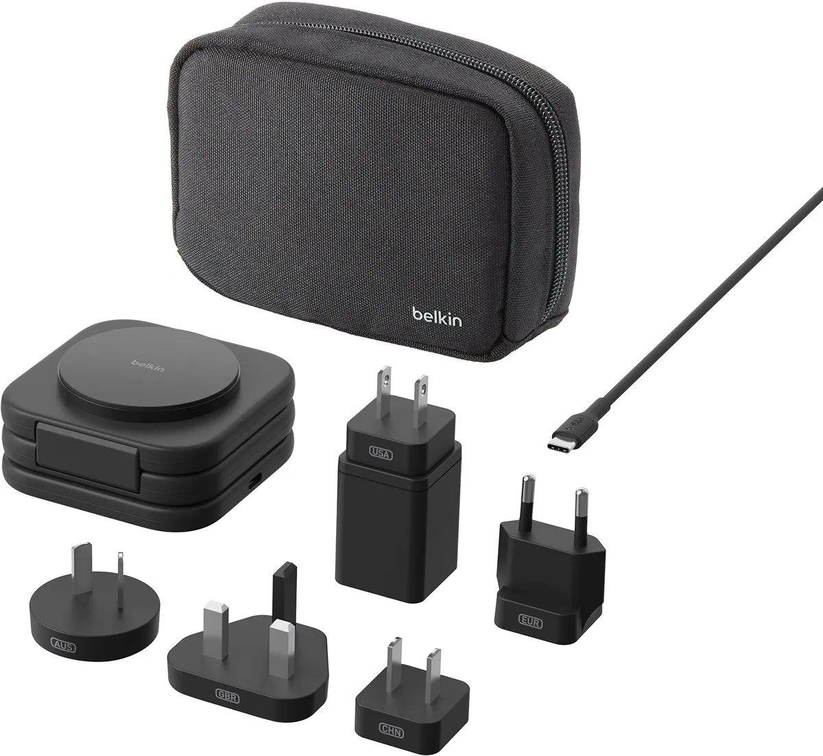 Belkin WIZ024HQBK 3-in-1 Reislaadstation - 15W - Zwart - afbeelding 6 van 6