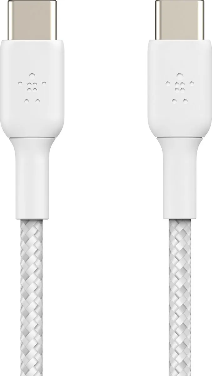 Belkin BoostCharge CAB004BT1MWH2PK USB-C Kabel - 1m - Duo Pack
