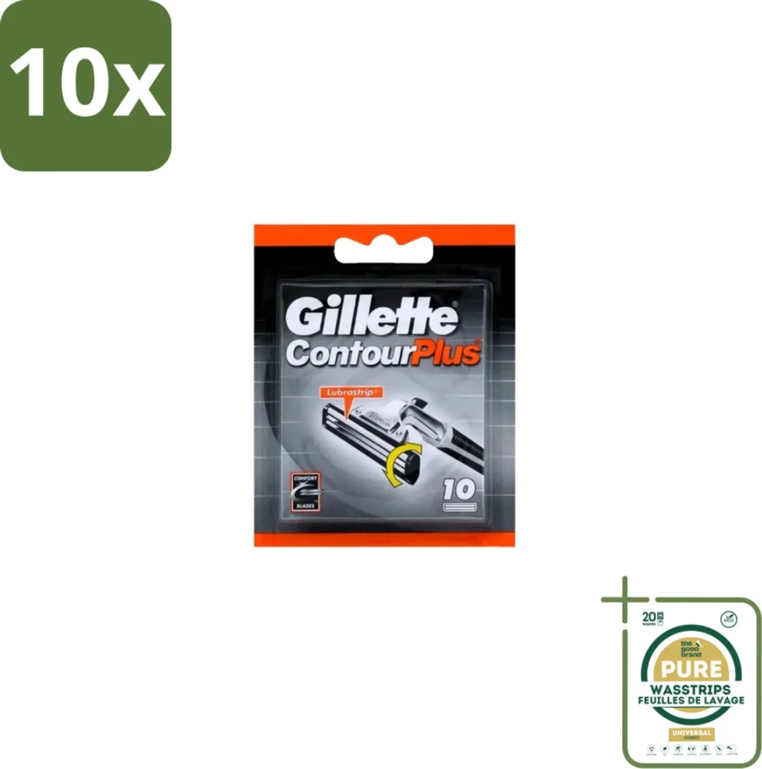 Gillette Contour Plus Wegwerpscheermesjes 10 Stuks