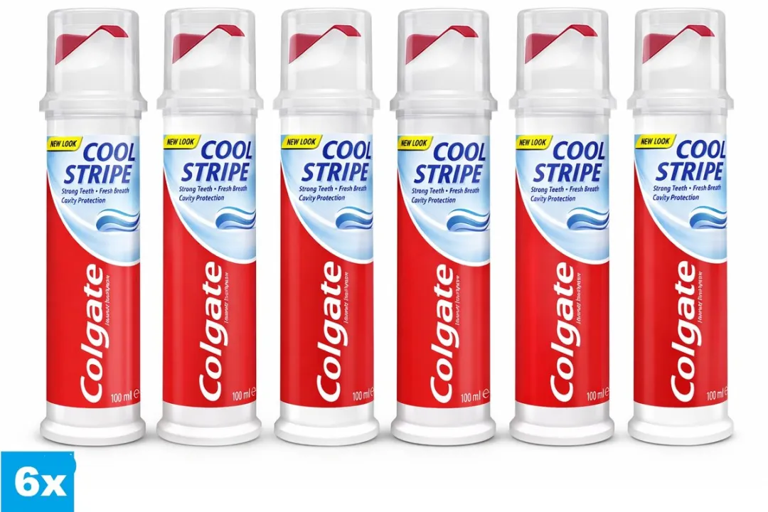 Colgate Cool Stripe Tandpasta 6x100ml