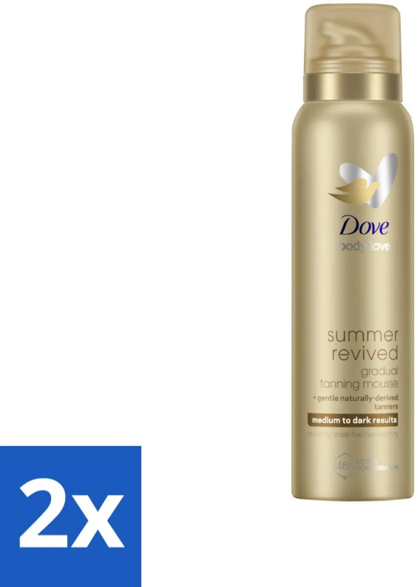 Dove Bodymousse Summer Revived Medium-Dark 300ml (2x150ml)