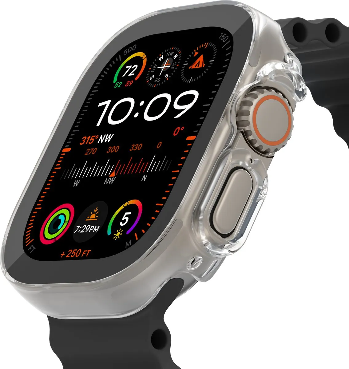 Belkin TemperedCurve 2-in-1 Schermbeschermer Bumper Apple Watch Ultra - Zwart