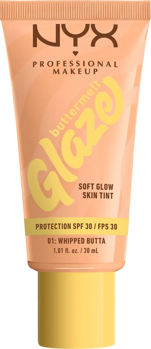 NYX Buttermelt Glaze Whipped Butta Foundation SPF 30 - 30ml