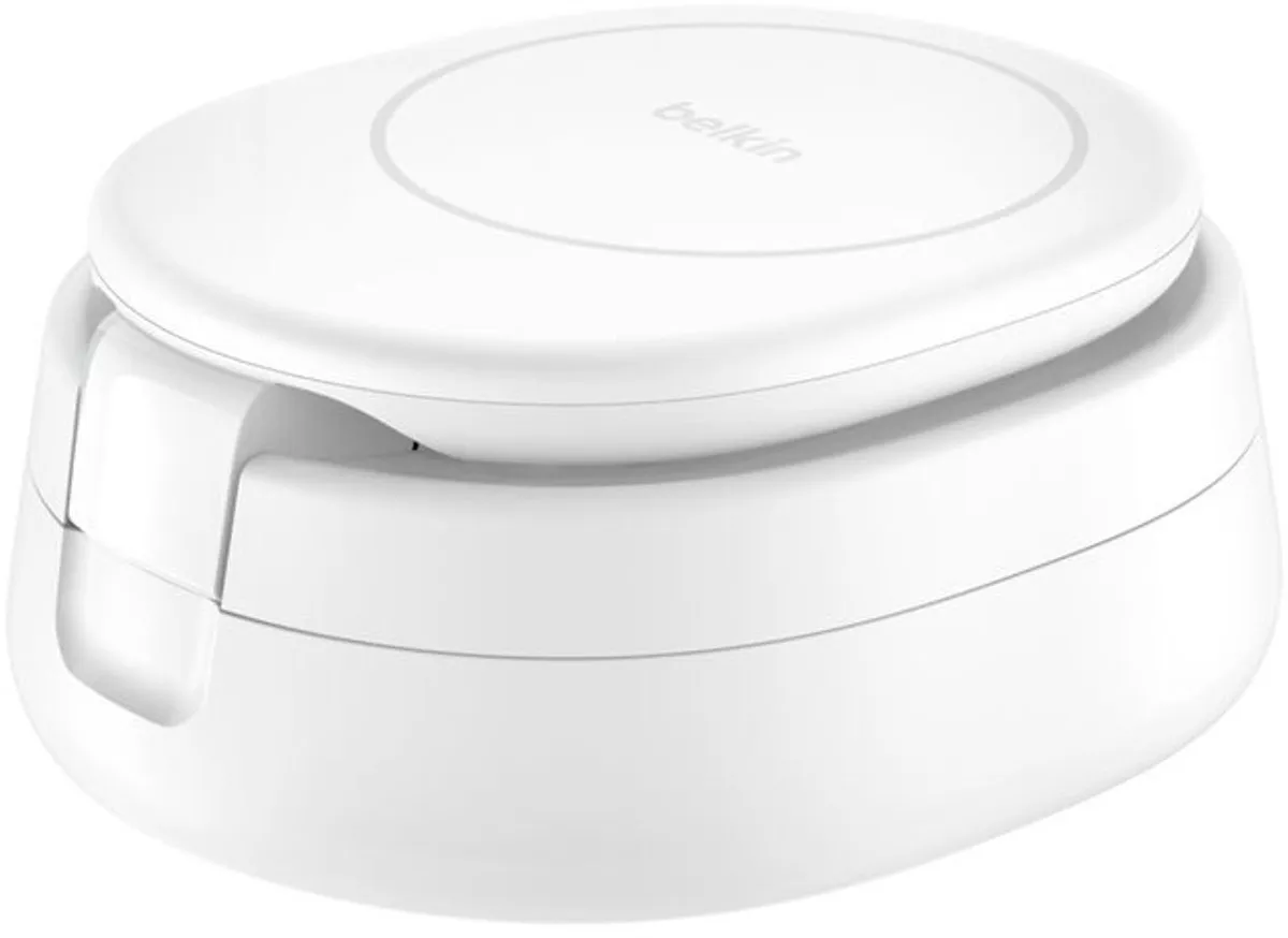 Belkin BoostCharge Pro WIZ035KQWH Laadstandaard - 2x Qi2 15W - Wit