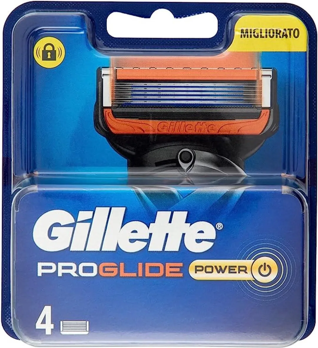 Gillette Fusion Proglide Power Scheermes - 4 Stuks