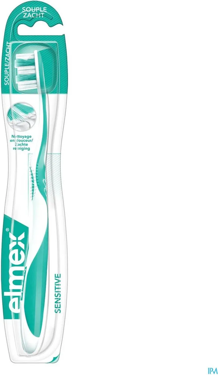 Elmex Sensitive Tandenborstel Zacht - Groen - afbeelding 6 van 6