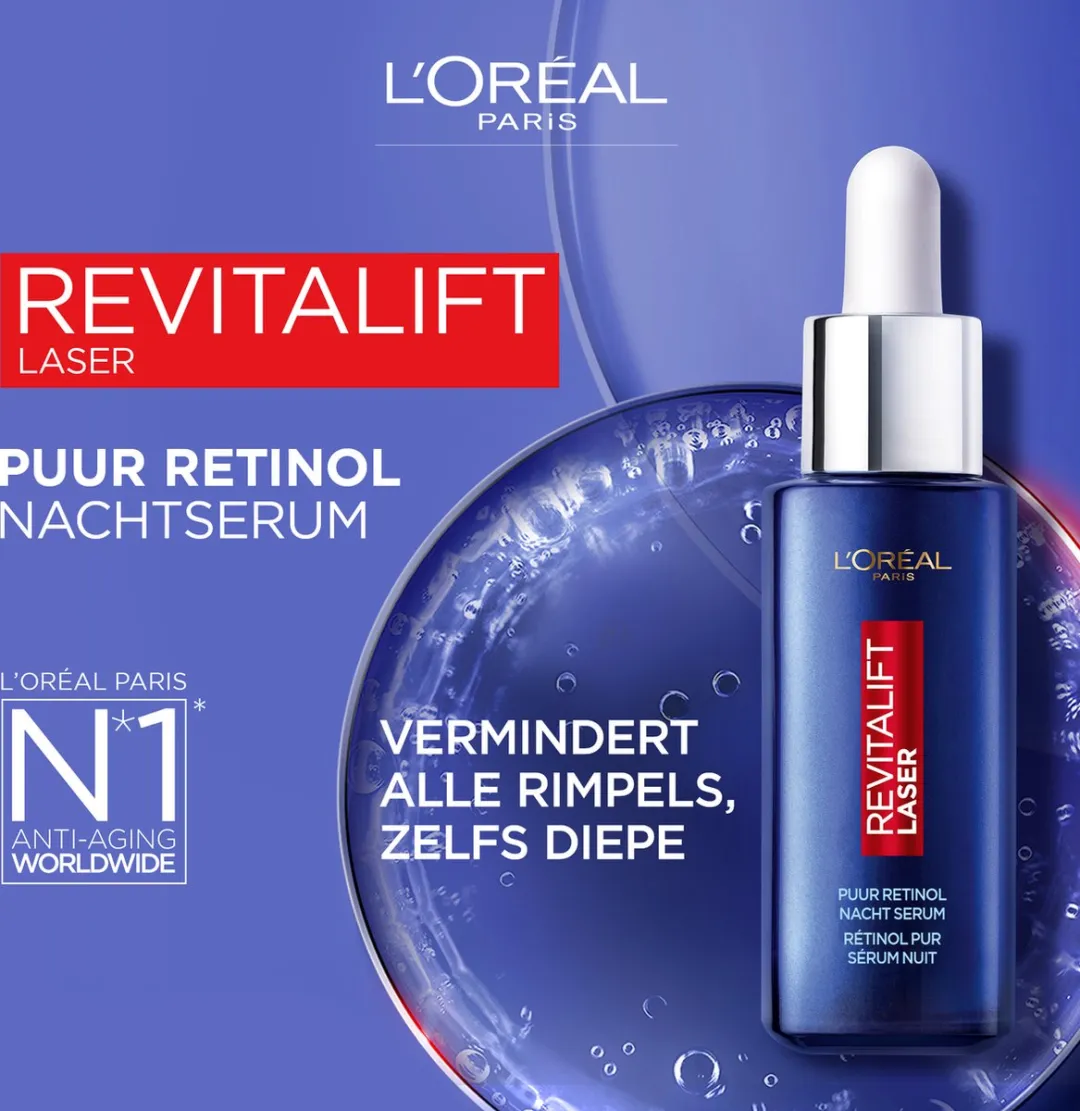 L'Oréal Paris Revitalift Laser X3 Puur Retinol Nachtserum 30ml