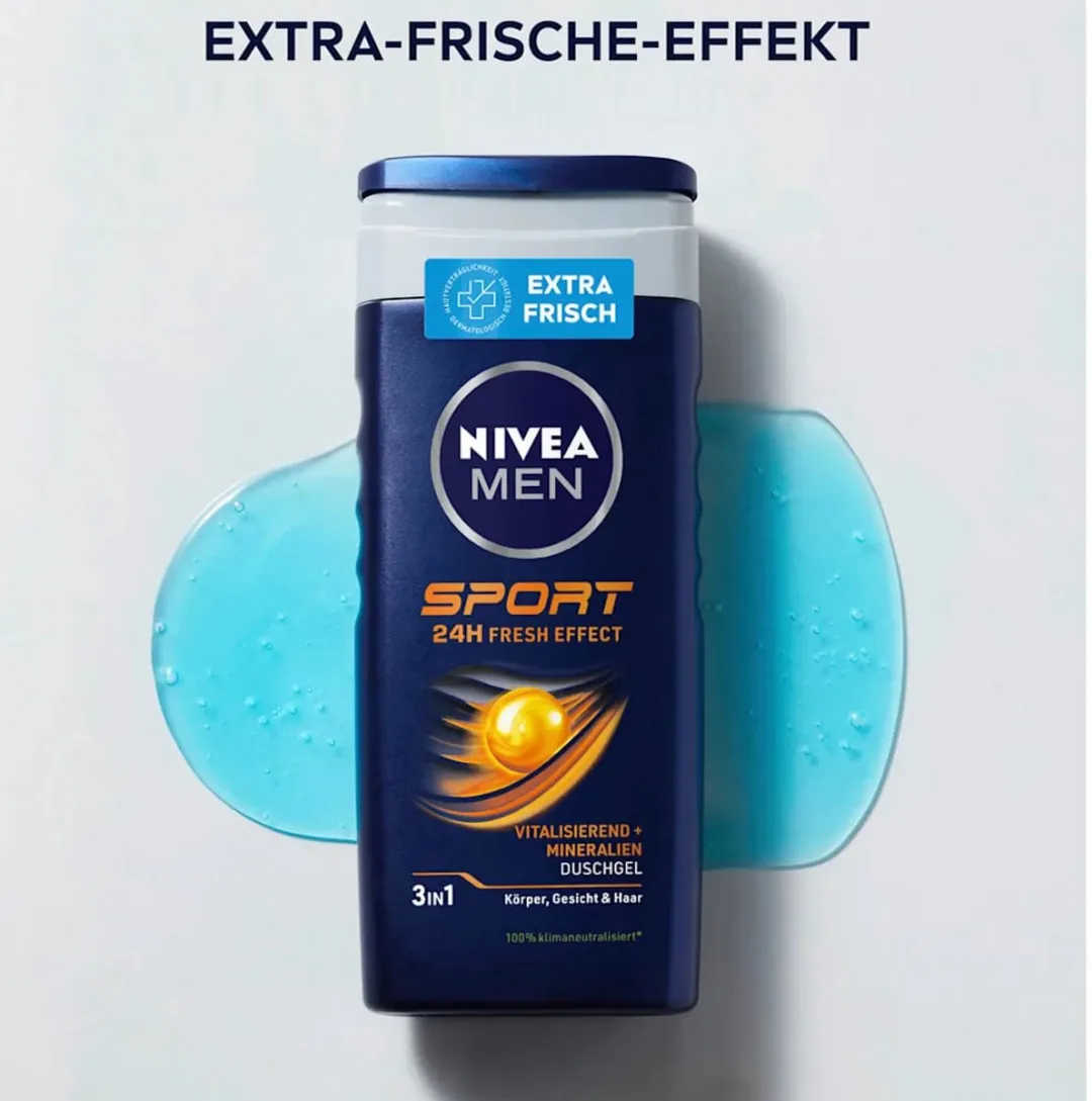NIVEA Men 3-in-1 Sport Douchegel - 6x250ml