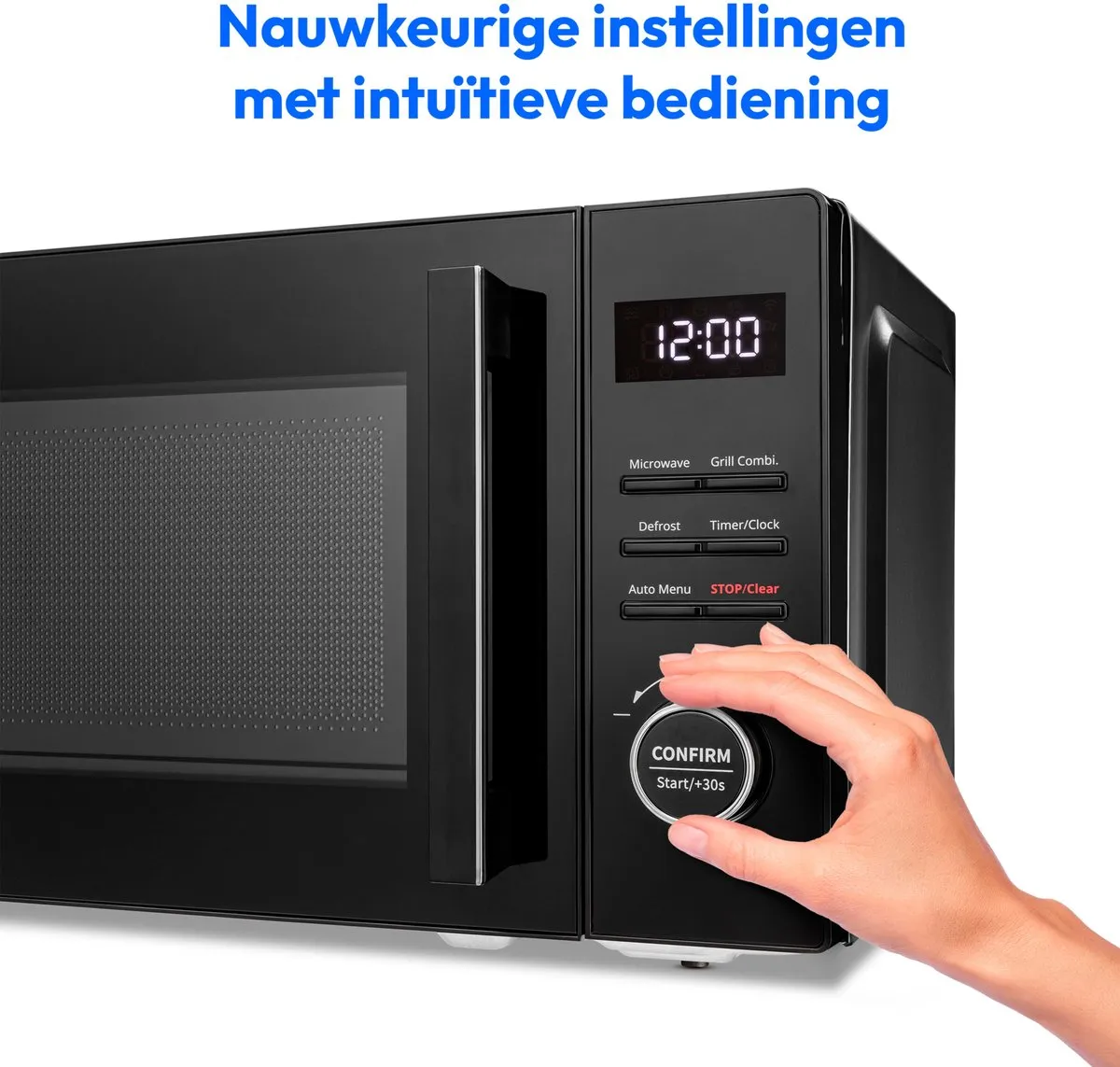 Medion MD12021 Magnetron met Grill 20L - 800W - 1000W Grill - Zwart - afbeelding 2 van 6