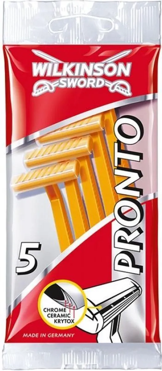 Wilkinson Sword Pronto Wegwerpscheermesjes 5 Stuks - 5 Mesjes