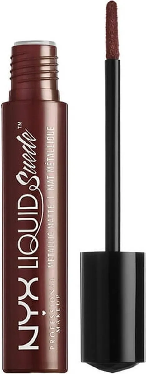 NYX Suede Matte Metallic Liquid Lipstick Neat Nude