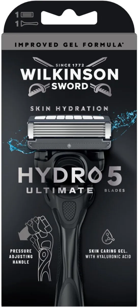 Wilkinson Sword Hydro 5 Ultimate Scheersysteem - 3x - Zwart