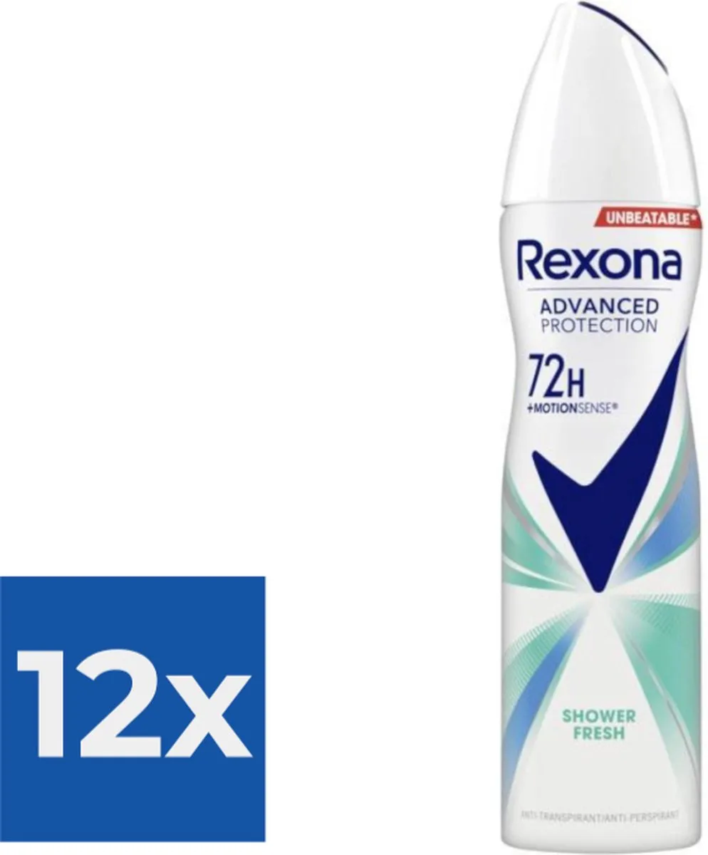Rexona Deospray Shower Fresh 1800ml - 12 Stuks