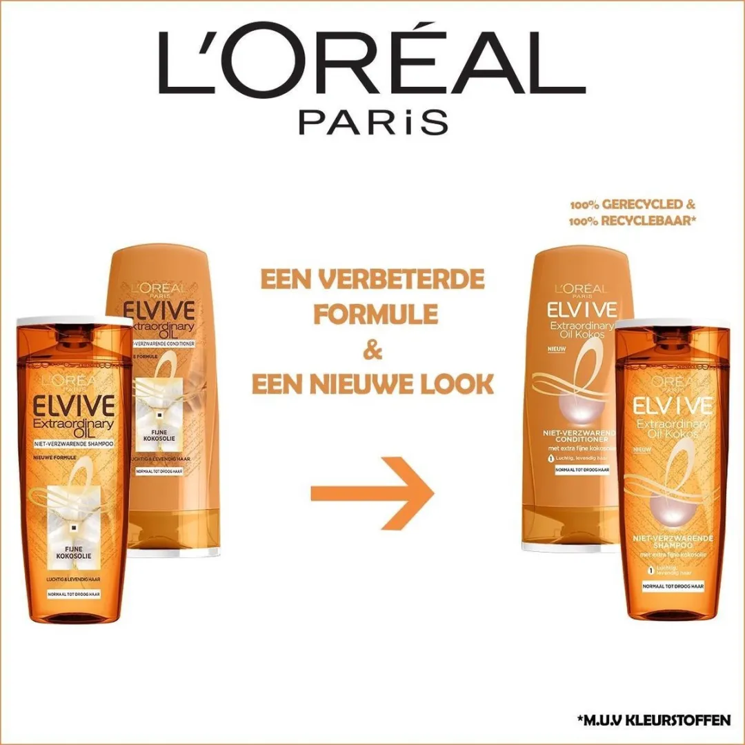 L'Oréal Paris Elvive Extraordinairy Oil Conditioner 3x200ml