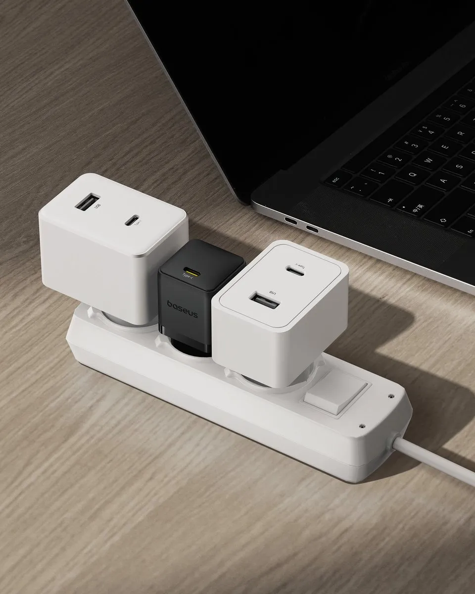 Baseus 20W USB-C Snellader - Zwart
