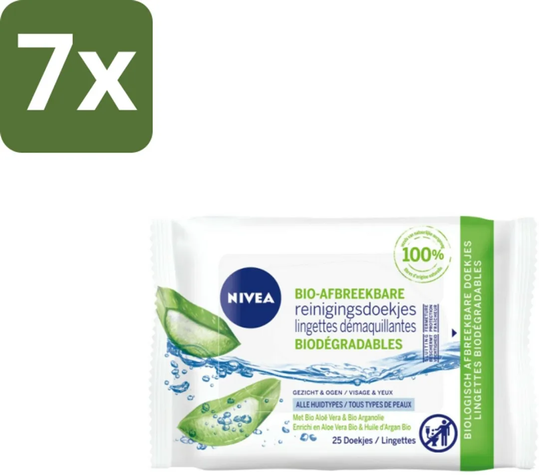 NIVEA Bio Aloe Vera Reinigingsdoekjes