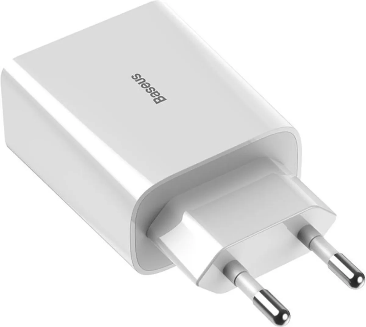 Baseus CCFS-X02 USB-C Oplader 18W - Wit