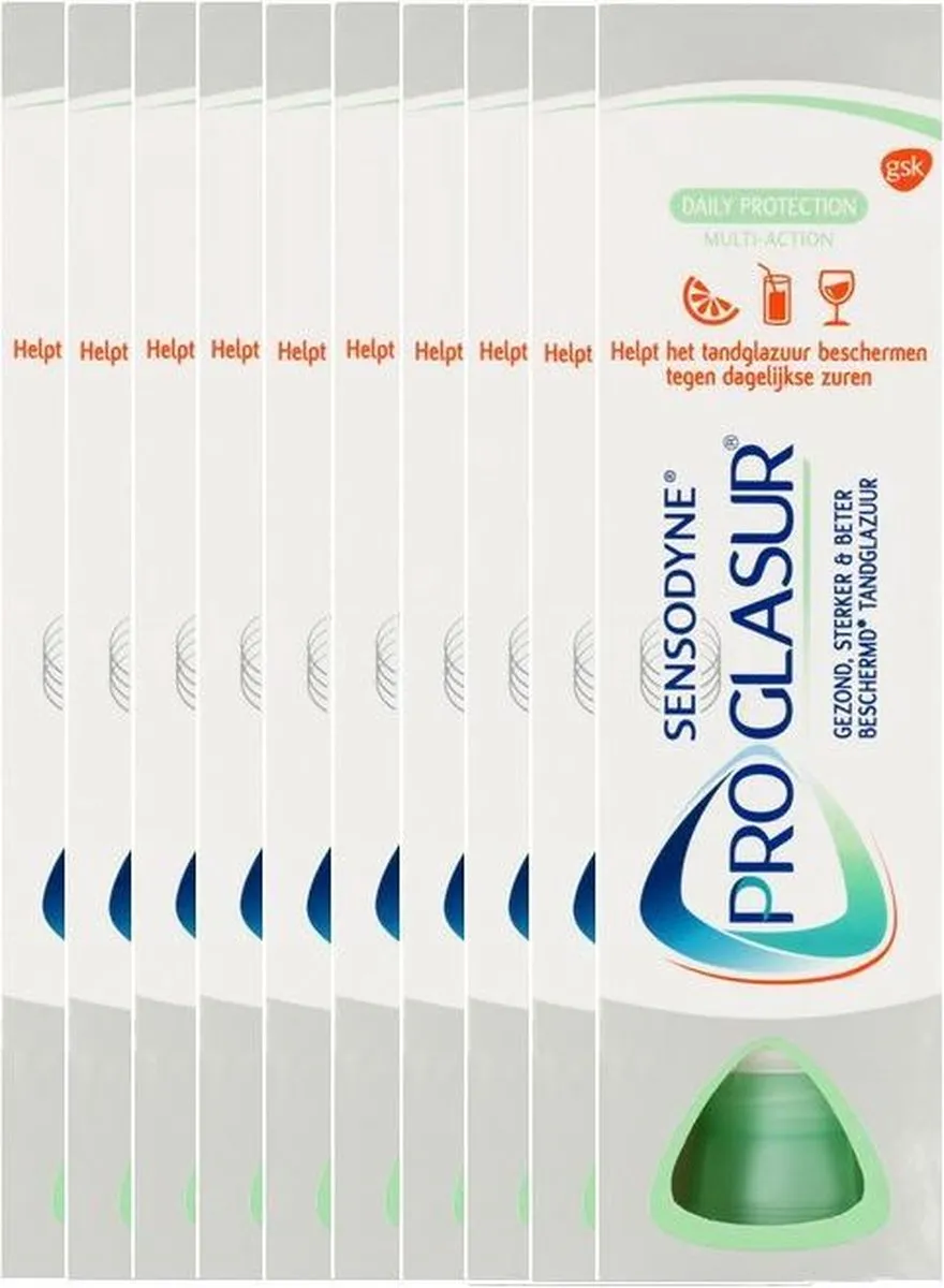 Sensodyne Pro Glasur Daily Protection Tandpasta - 750ml (10x75ml)