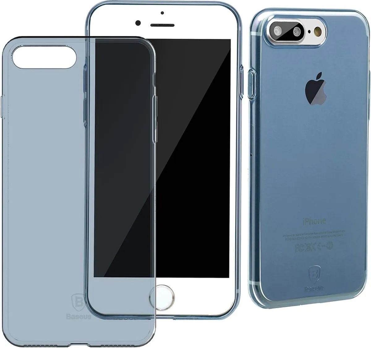 Baseus Simple Series Hoesje iPhone 7/8 Plus - Blauw