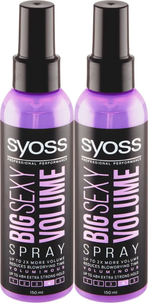 Syoss Big Sexy Volume & Heat Spray 2x150ml