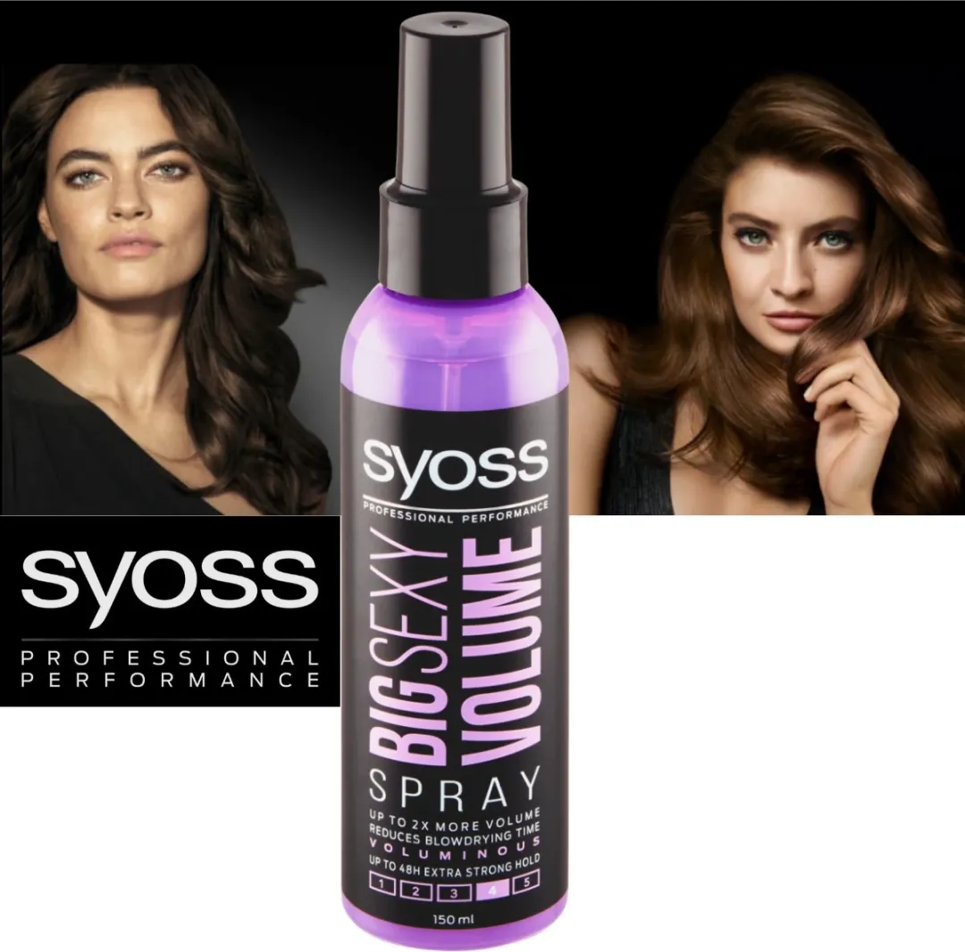 Syoss Big Sexy Volume & Heat Spray 2x150ml