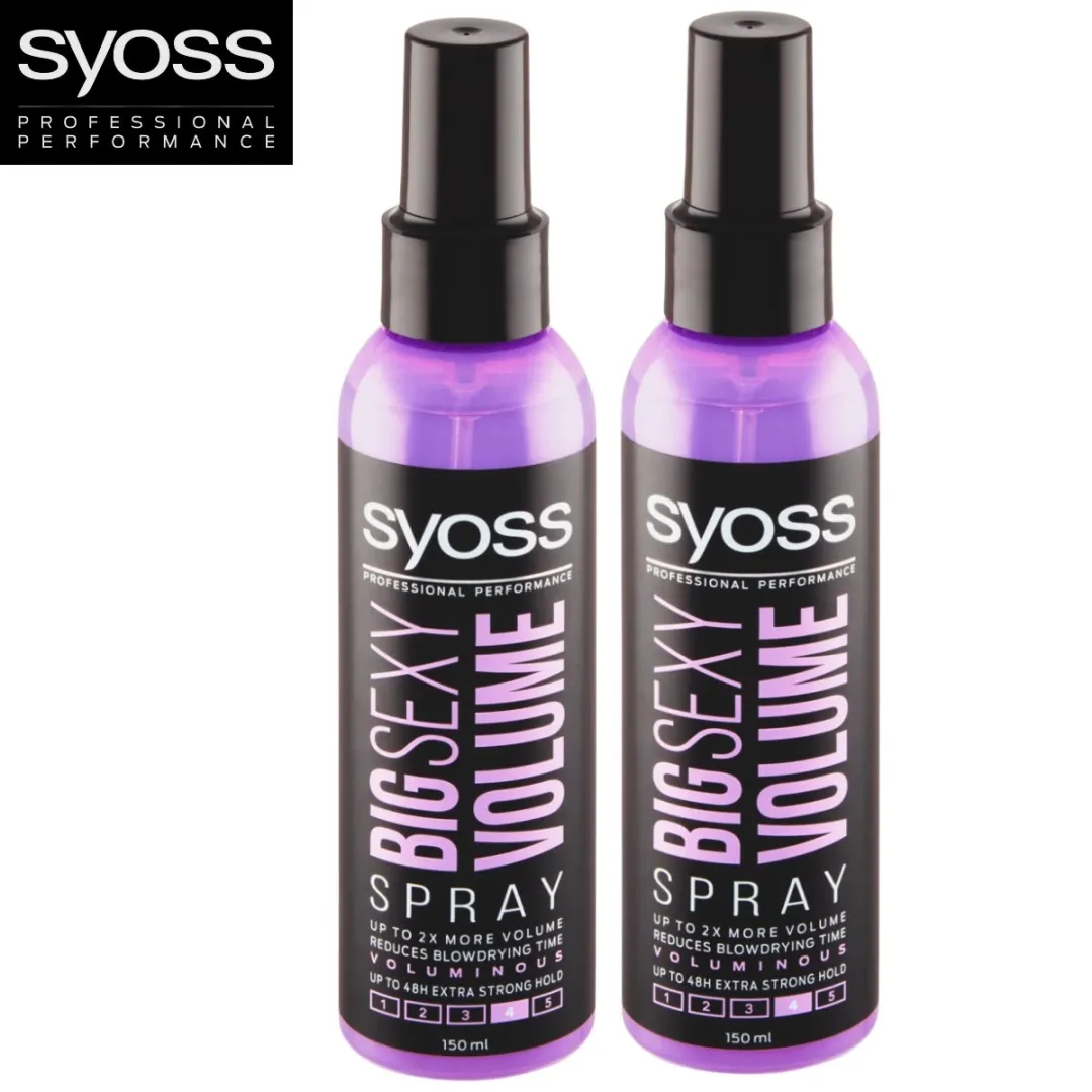 Syoss Big Sexy Volume & Heat Spray 2x150ml