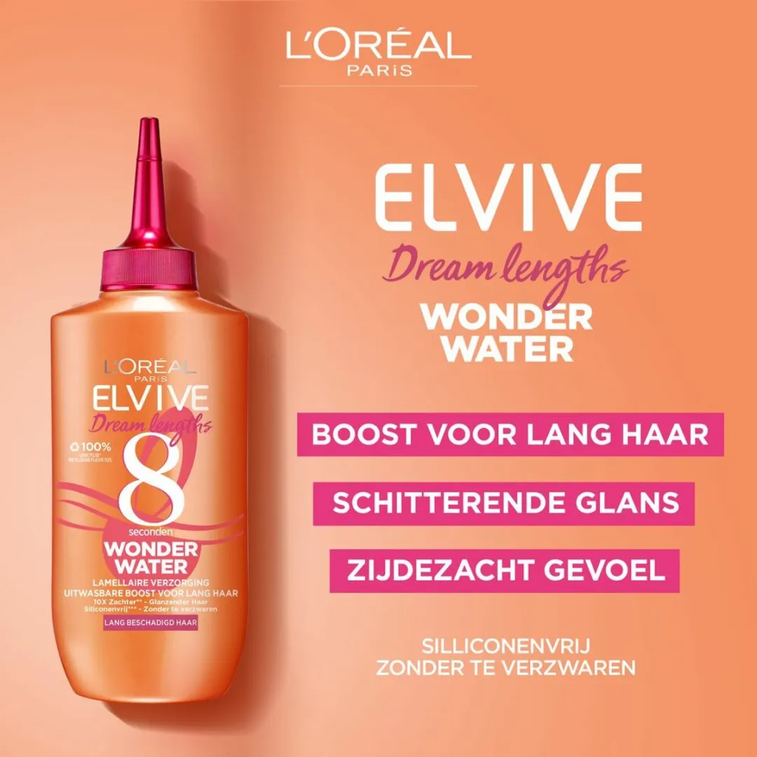 L'Oréal Elvive Dream Lengths Wonder Water 200ml - 3 Stuks