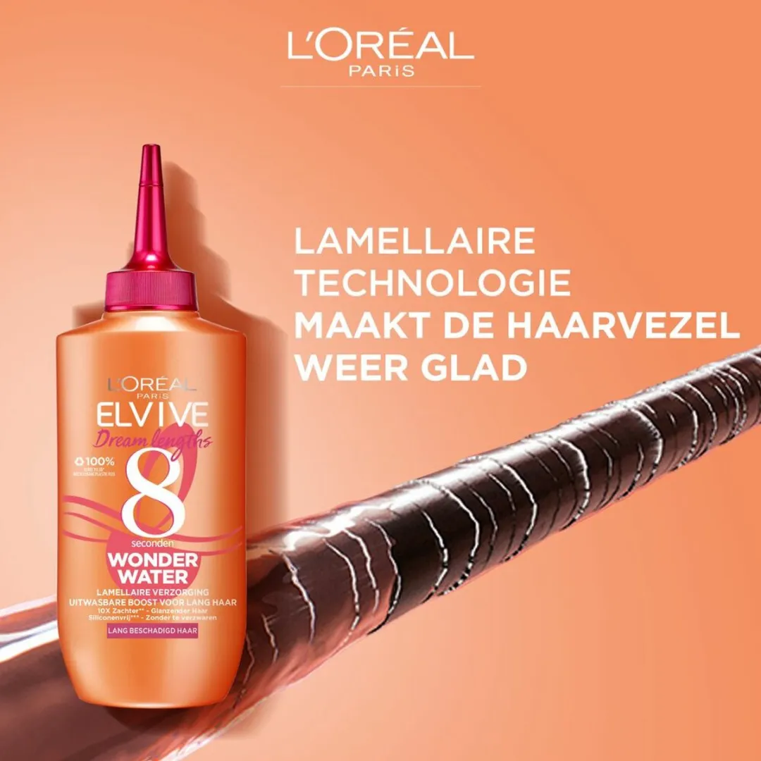 L'Oréal Elvive Dream Lengths Wonder Water 200ml - 3 Stuks