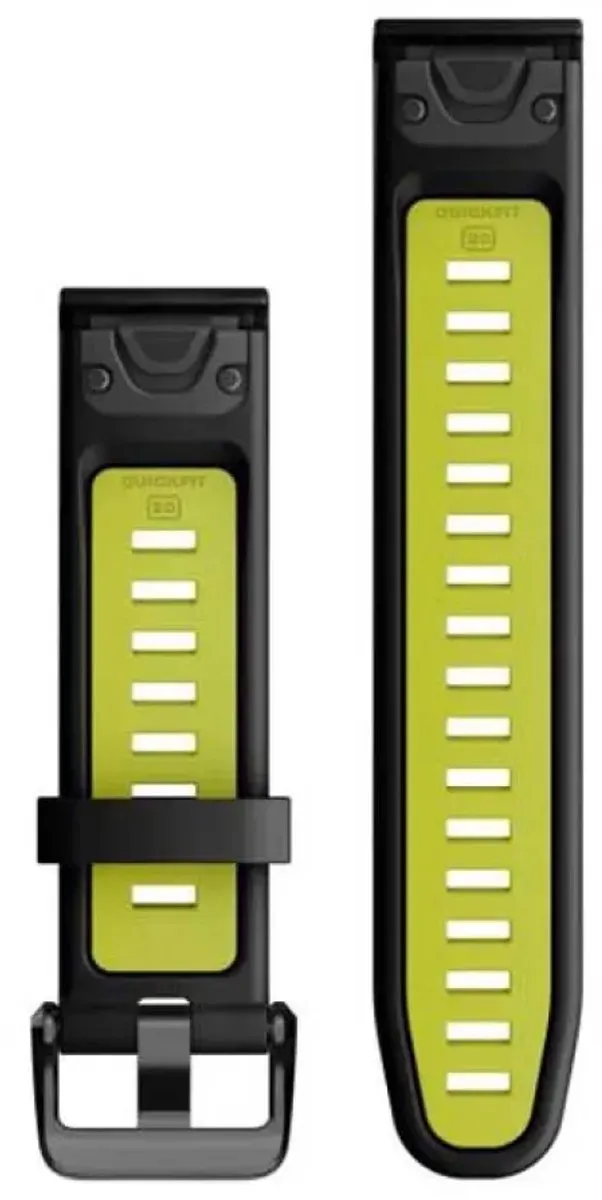 Garmin Quickfit 20mm Siliconen Band - Zwart