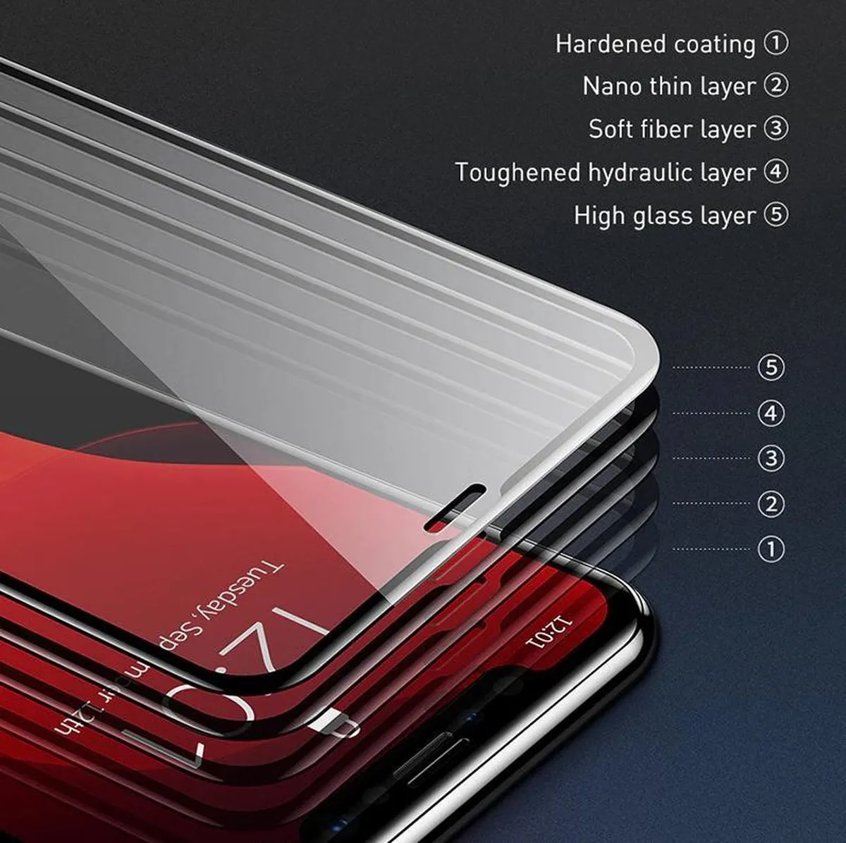 Baseus Glass Screen Protector iPhone 11/XR - 2 Stuks