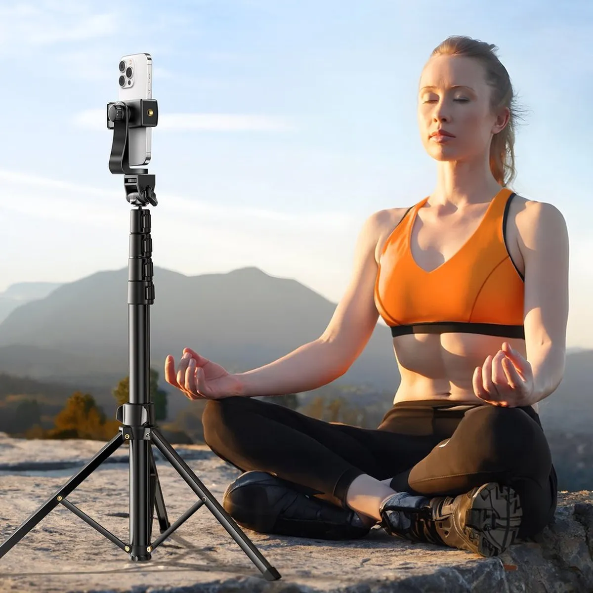 Ugreen LP680 Selfiestick - 1,8m - Smartphone tot 7,2" - Zwart