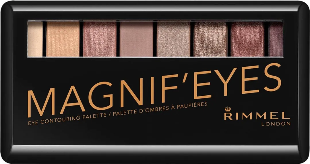 Rimmel London Magnif'Eyes Eye Oogschaduw Palette London Nudes Calling - 8 Kleuren