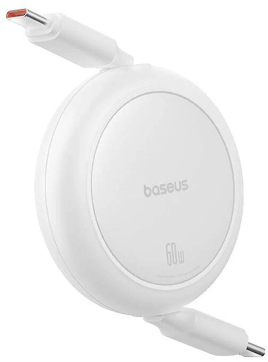 Baseus USB-C Kabel 60W 1m - Transparant - afbeelding 6 van 6