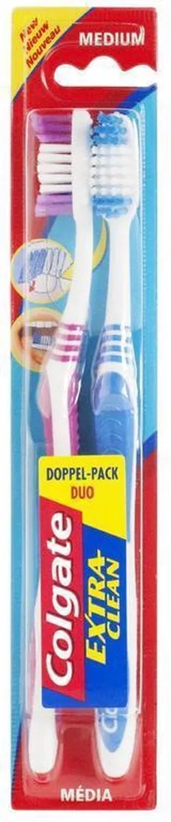Colgate Extra Clean Duo Tandenborstel
