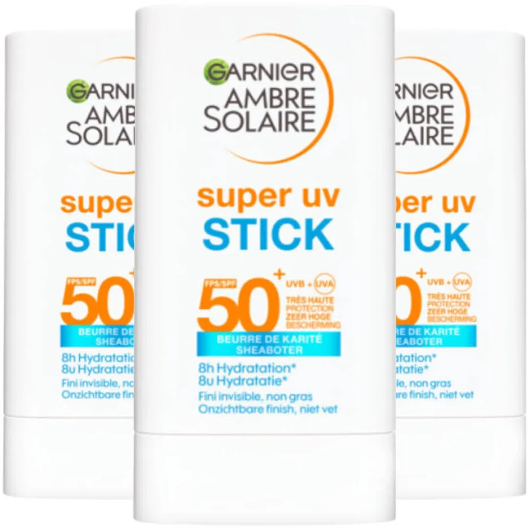 Garnier Ambre Solaire Super UV Stick SPF 50+ - 3x18ml
