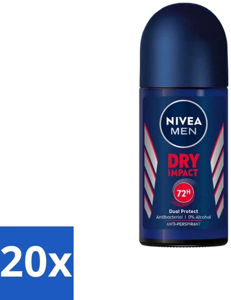 NIVEA Men Dry Impact Deodorant Roller 50ml