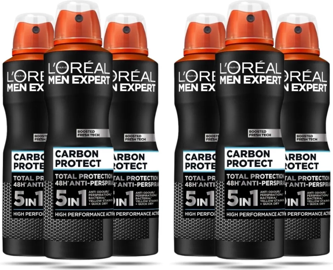 L'Oréal Men Expert Deodorant Spray 150ml - 6x