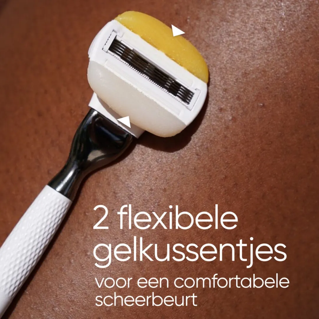 Gillette Venus Comfortglide Coconut Scheermes - 5 Bladen - Wit