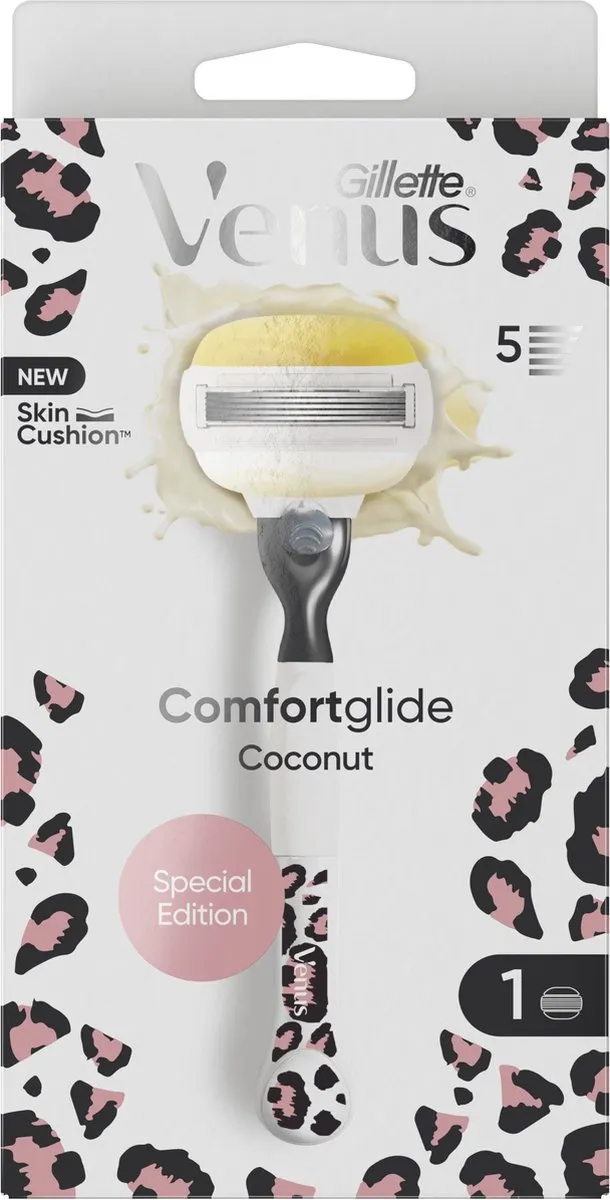 Gillette Venus Comfortglide Coconut Scheermes - 5 Bladen - Wit