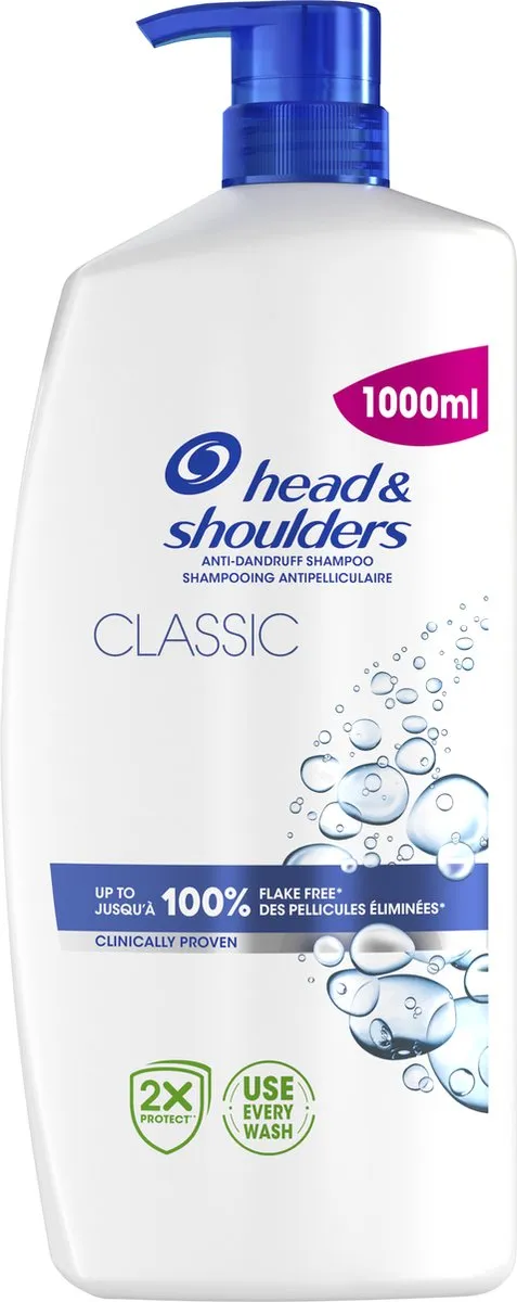 Head & Shoulders Classic Anti-Roos Shampoo 1000ml - Pomp