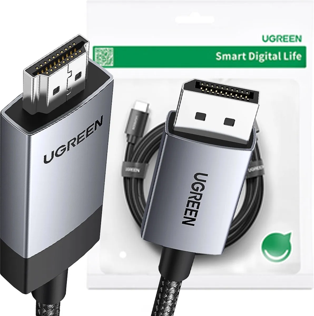 Ugreen DP119 DisplayPort/HDMI Kabel 1m