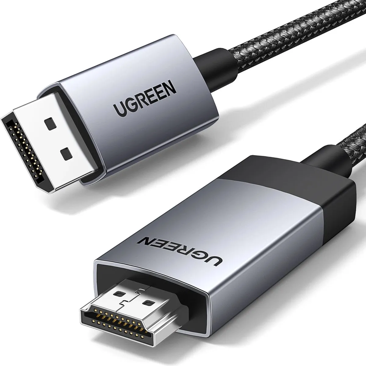 Ugreen DP119 DisplayPort/HDMI Kabel 1m - Grijs