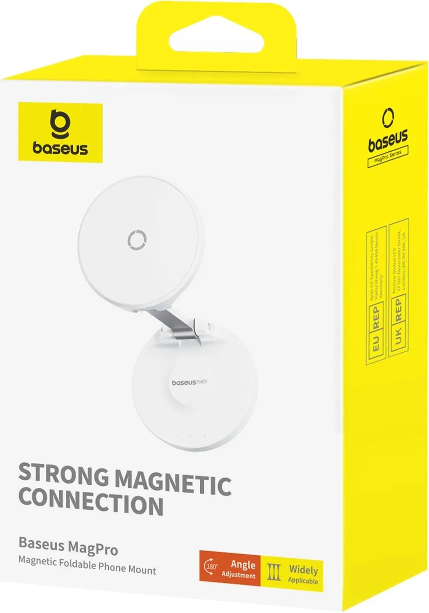 Baseus MagPro B105641012110 Magnetische Telefoonhouder - Wit